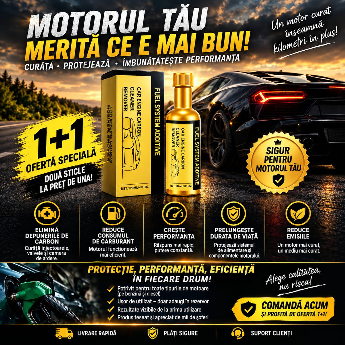 1+1 Aditiv profesional pentru scaderea consumului